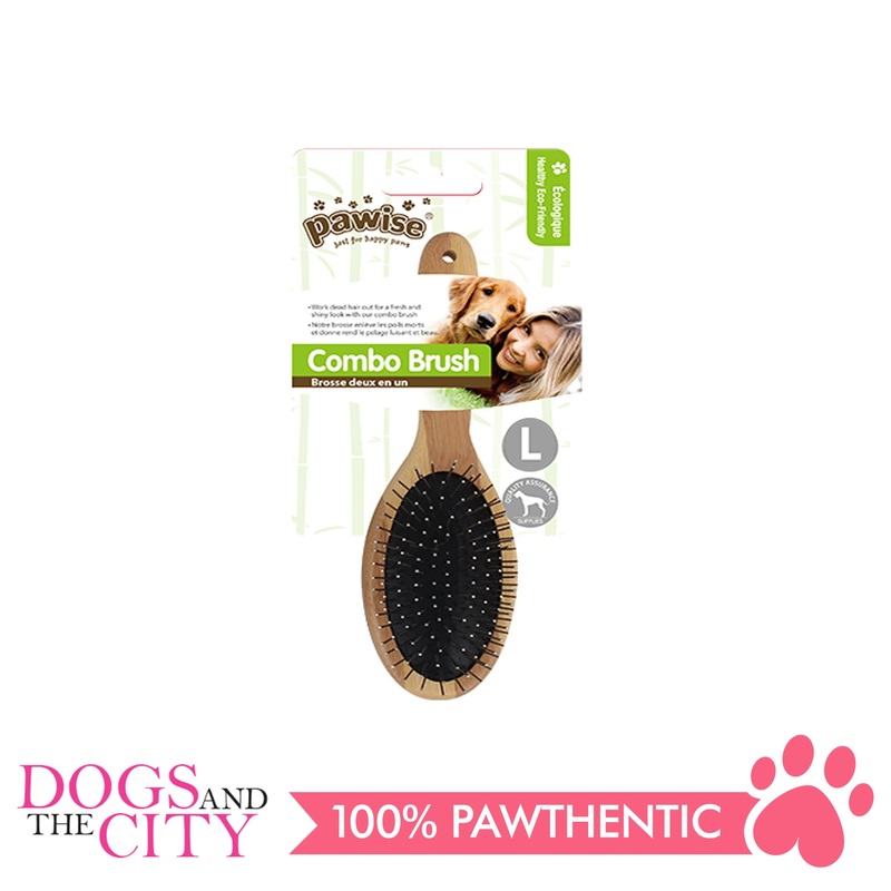 Pawise 11482 Dog Grooming Combo Brush Large