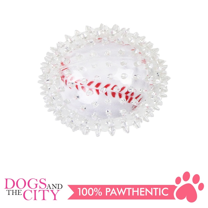 Pawise 14519 Dog Toy Sport Bouncing Ball Baseball 8.5cm