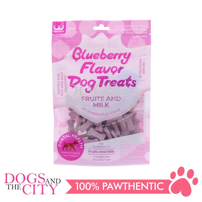 WLN-061  Softies Blueberry  Flavored Bone Shaped  Treats 100g
