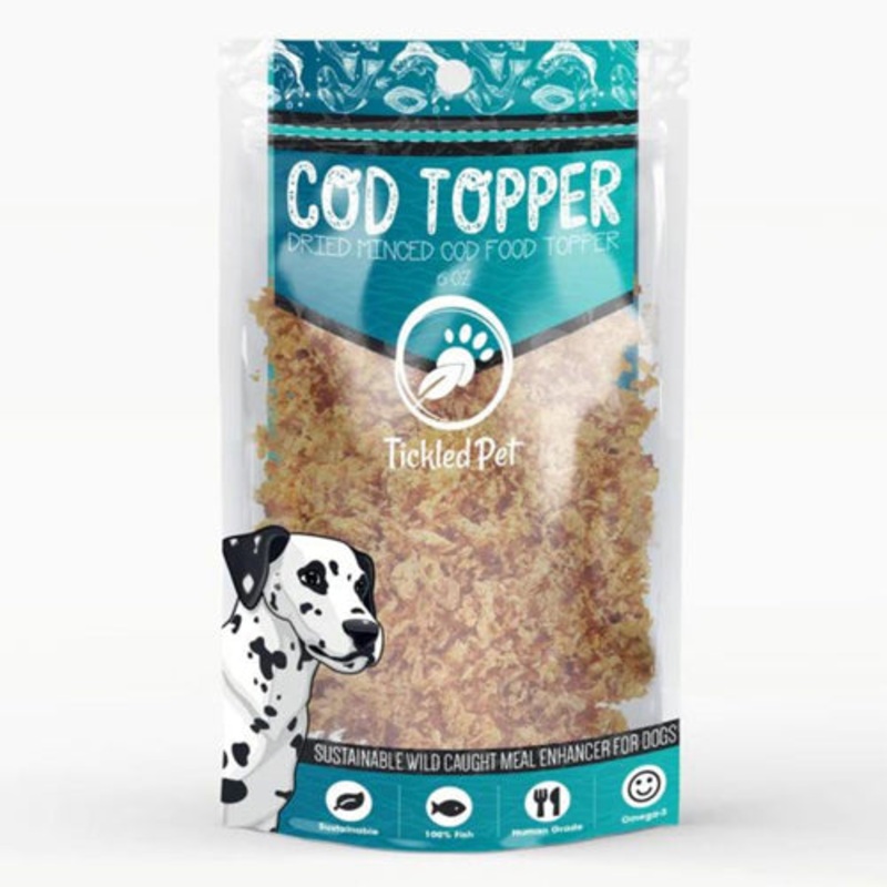 Tickled Pet Dog 6oz. Cod Topper