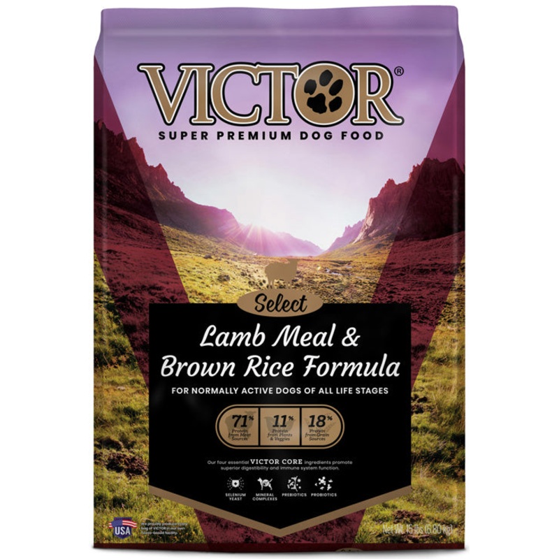 Victor Super Premium Dog Food Lamb Meal and Brown Rice 15 lb