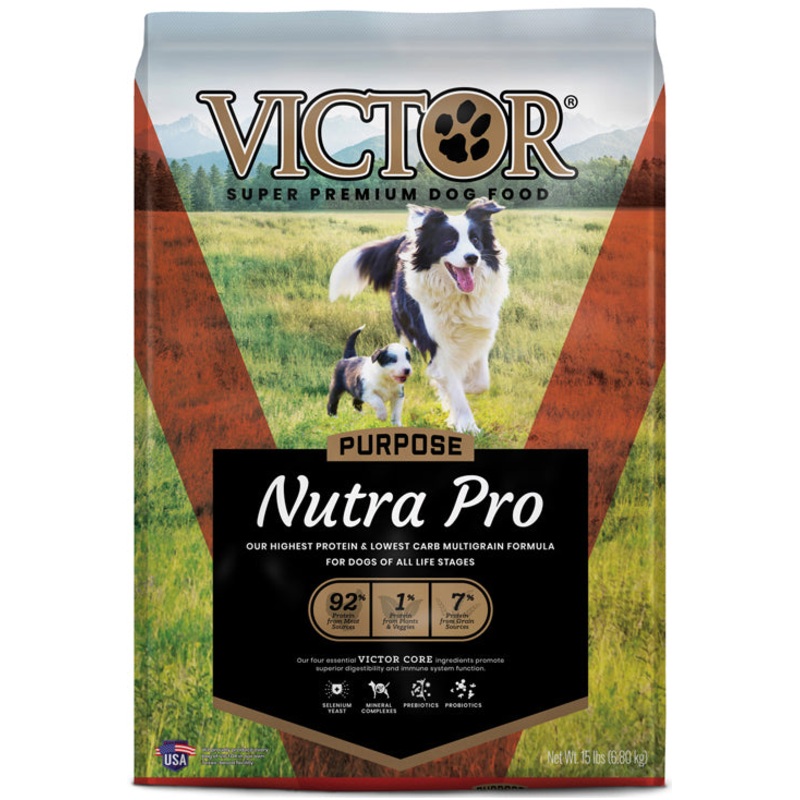Victor Super Premium Dog Food Nutra Pro 15 lb