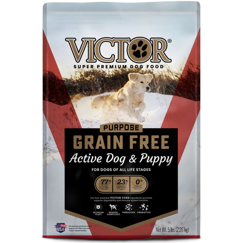 Victor Super Premium Dog Food Grain Free Active Dog and Puppy 5 lb