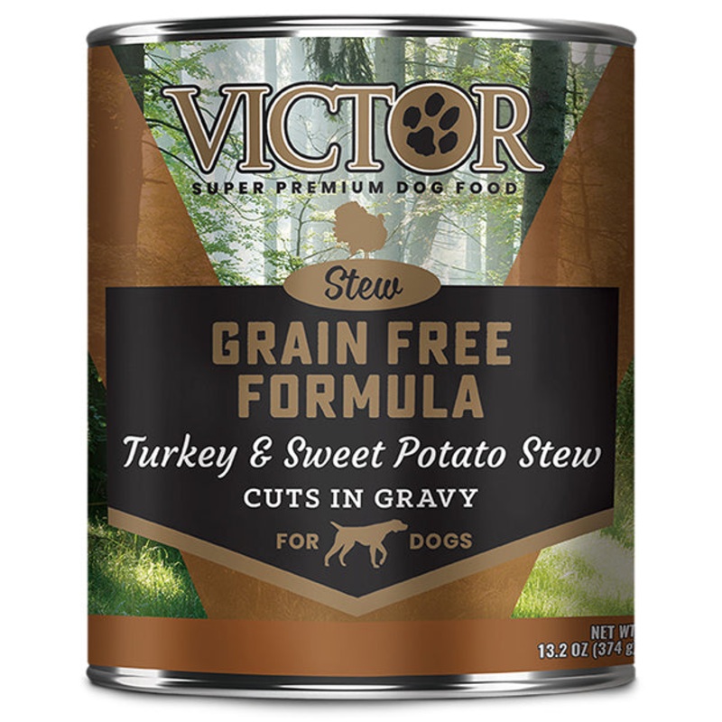 Victor Super Premium Dog Food Grain Free Turkey and Sweet Potato-Canine Dog Food 13.2 oz