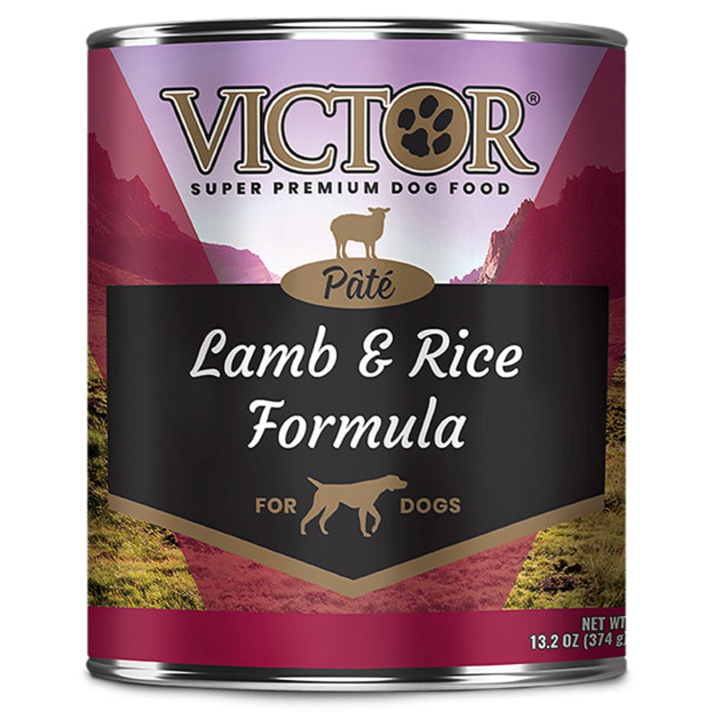 Victor Super Premium Dog Food Lamb and Rice Pate-Canine Dog Food 12Ea-13.2 Oz