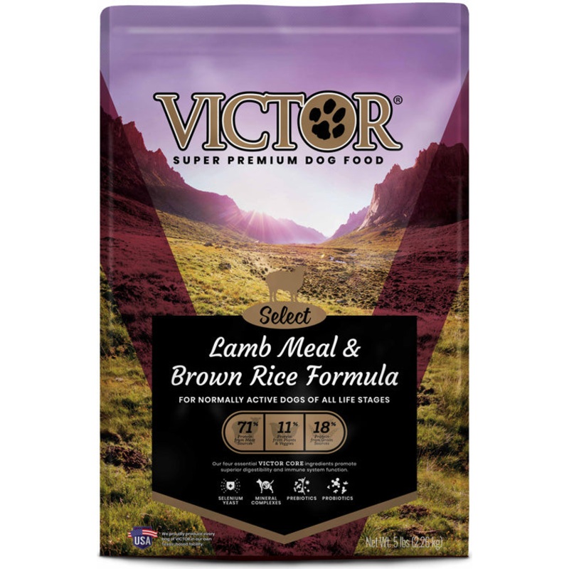 Victor Super Premium Dog Food Lamb Meal and Brown Rice 5 lb