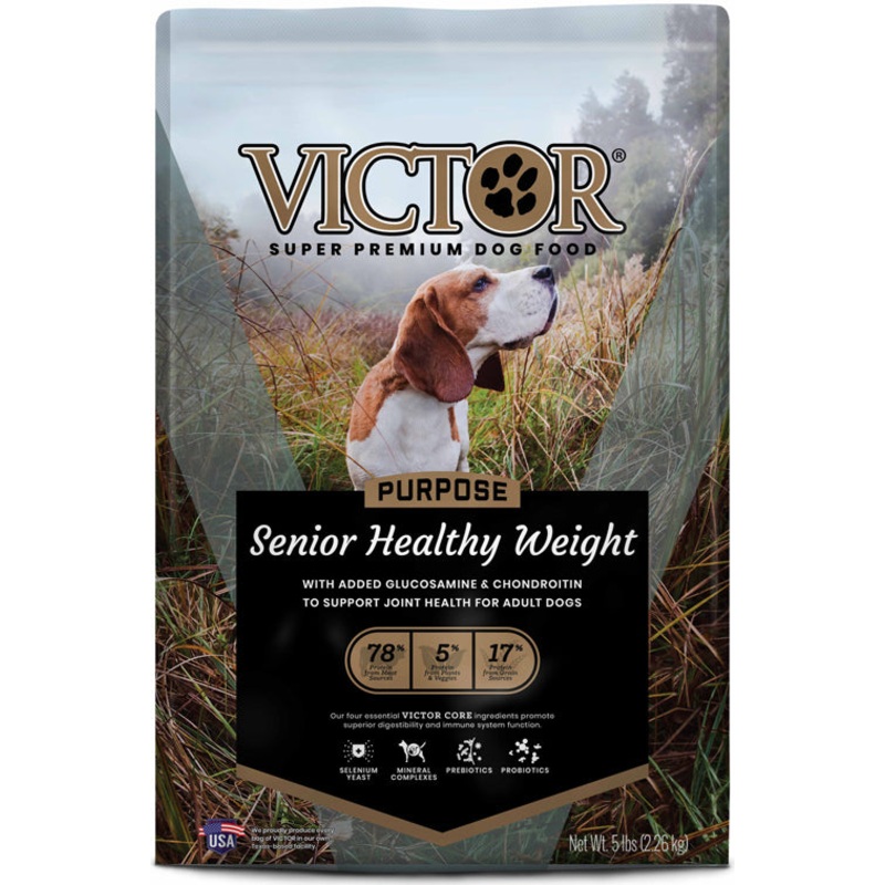 Victor Super Premium Dog Food Senior-Healthy Weight 5 lb