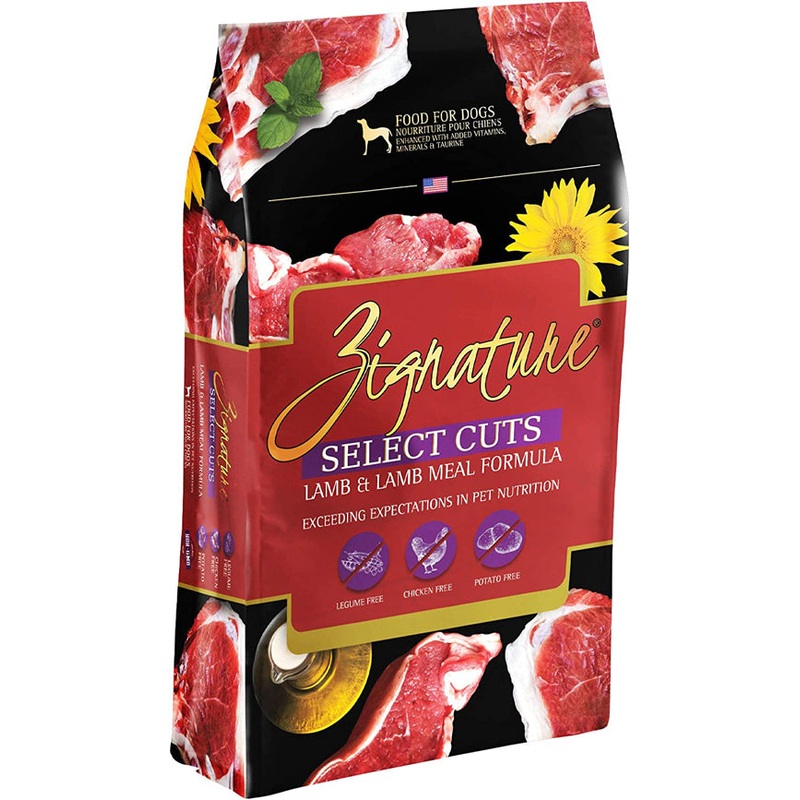 Zignature Dog 4lb.  Select Cut Lamb
