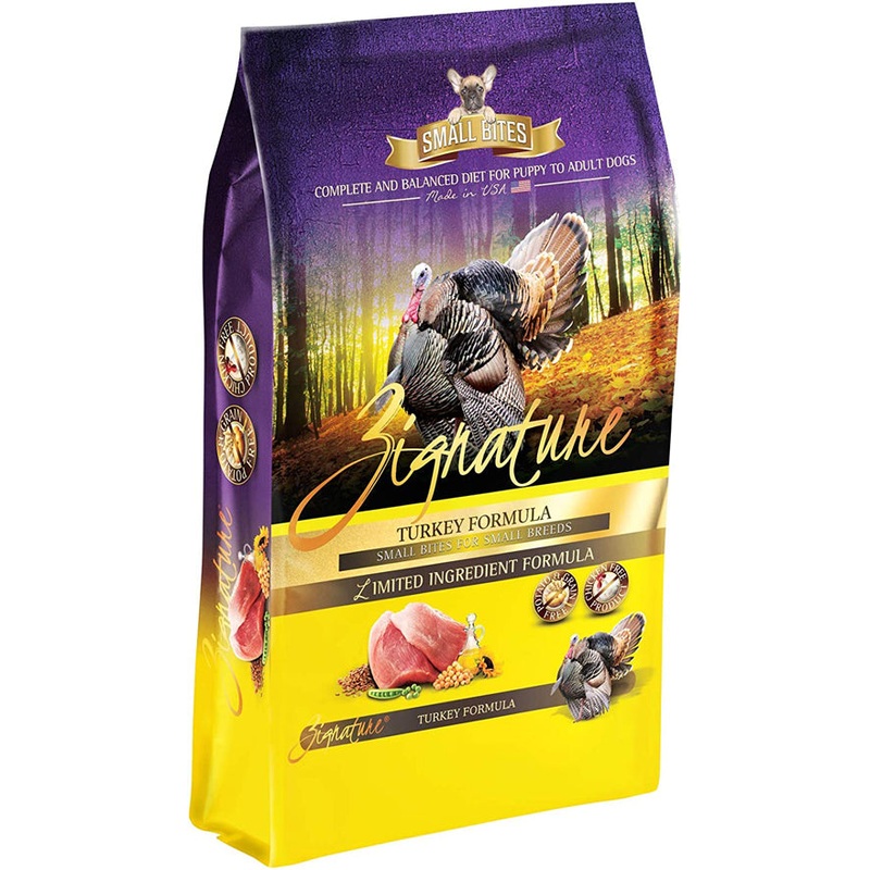 Zignature Dog 4lb.  Small Bite Turkey
