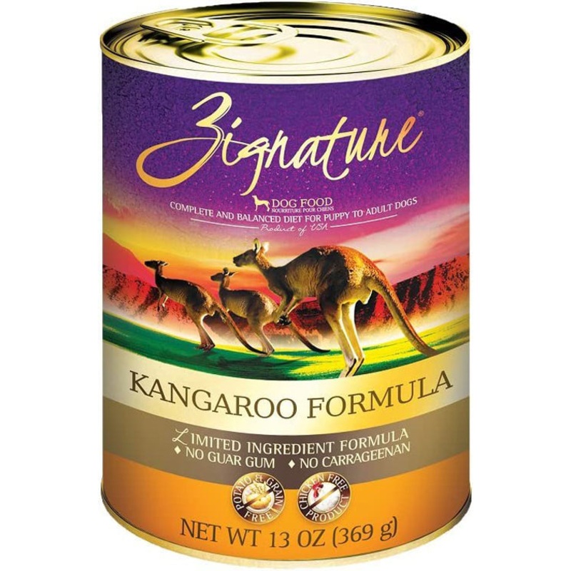 Zignature Dog Canned 13oz. Kangaroo (Case of 12)