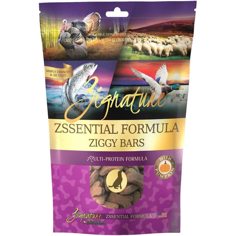Zignature Dog Ziggy Bar Grain Free Zssential 12oz.