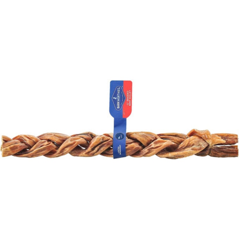 Barkworthies Braided Beef Gullet 12In