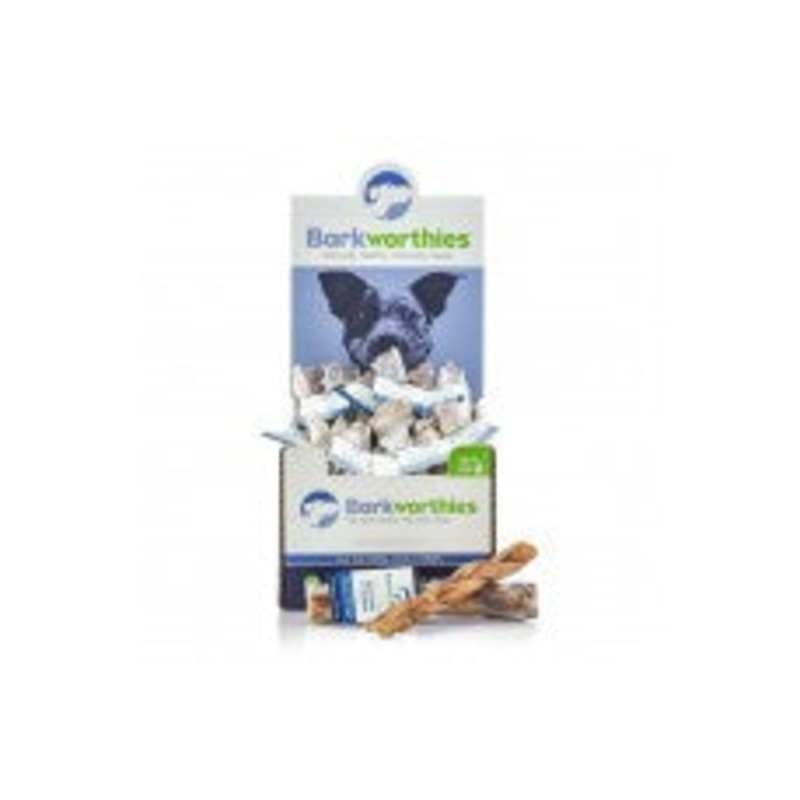 Barkworthies Dog Braided Beef Gullet 6In