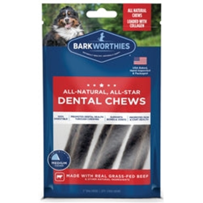 Barkworthies Dog Dental Chew 5In 55Ct