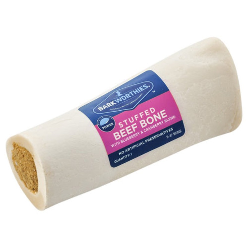 Barkworthies Dog Shin Bone Stuffed Bcn 5-6 Inch