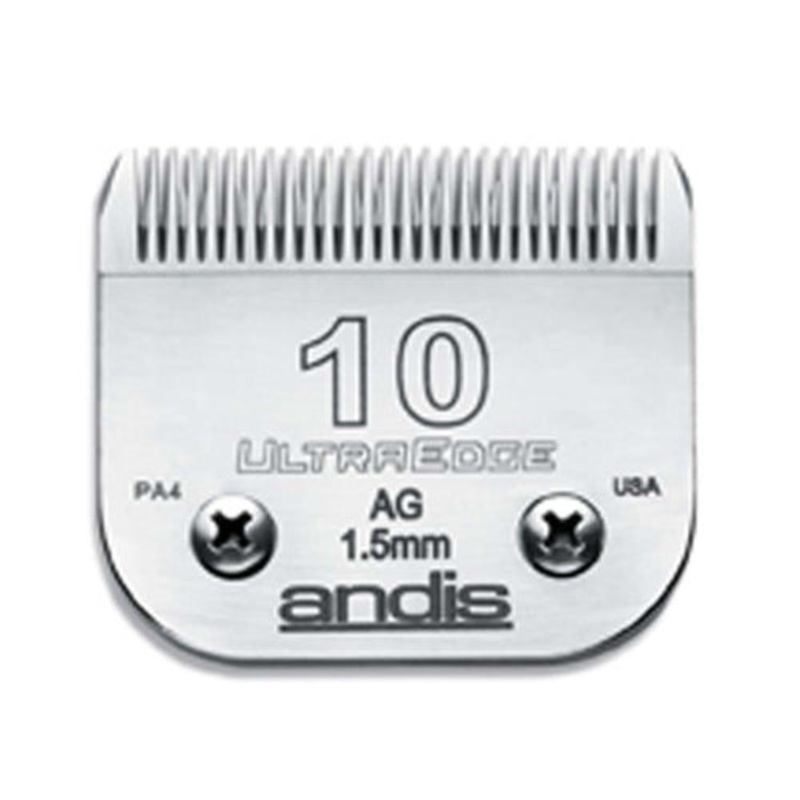 Andis UltraEdge Grooming Clipper Blade Size #10Chrome; 1ea-Size #10