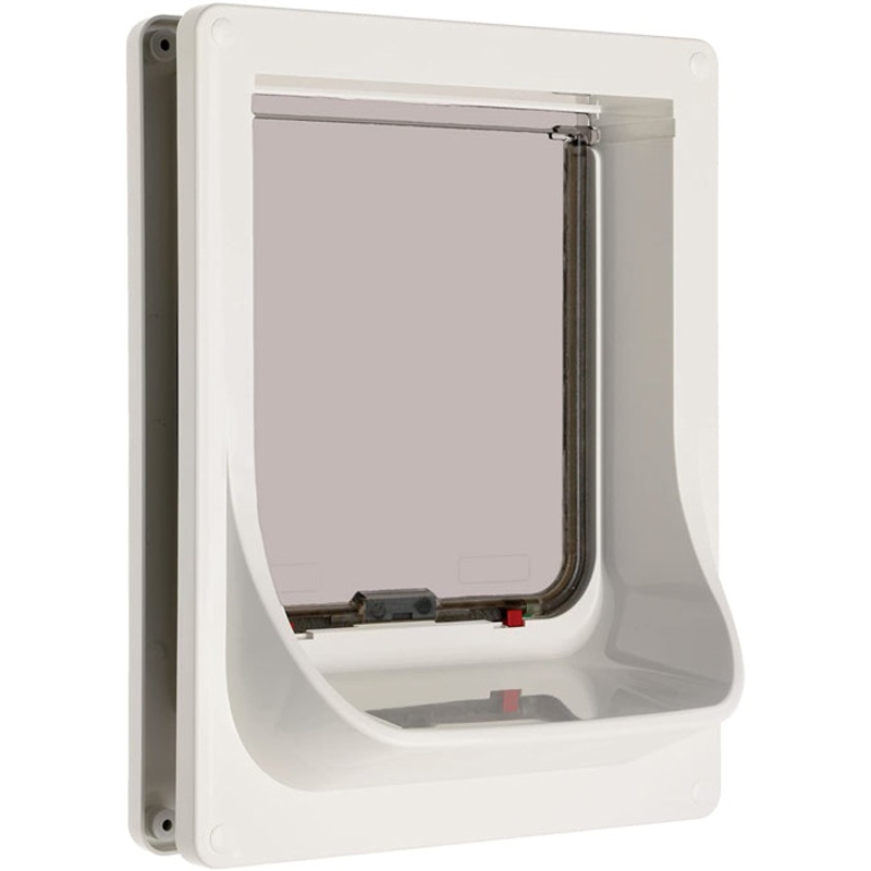 Ani Mate Electromagnetic Door White; Clear Small Dog Large Cat