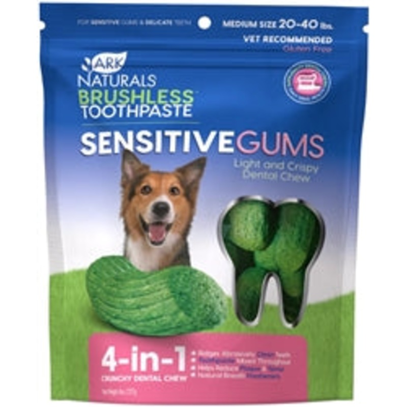 Ark Naturals Sensitive Gums 1 Lb 2Oz Bag Medium Chews