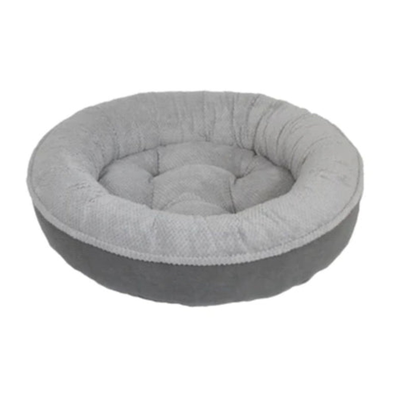 Arlee Maggie Donut Round Grey-Charcoal 43 x 43 x12 Inch