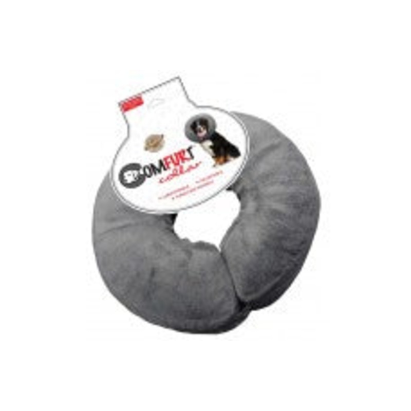 Arlee Pet Products Poly Filled Adjustable E-Collar Charcoal Extra-Large