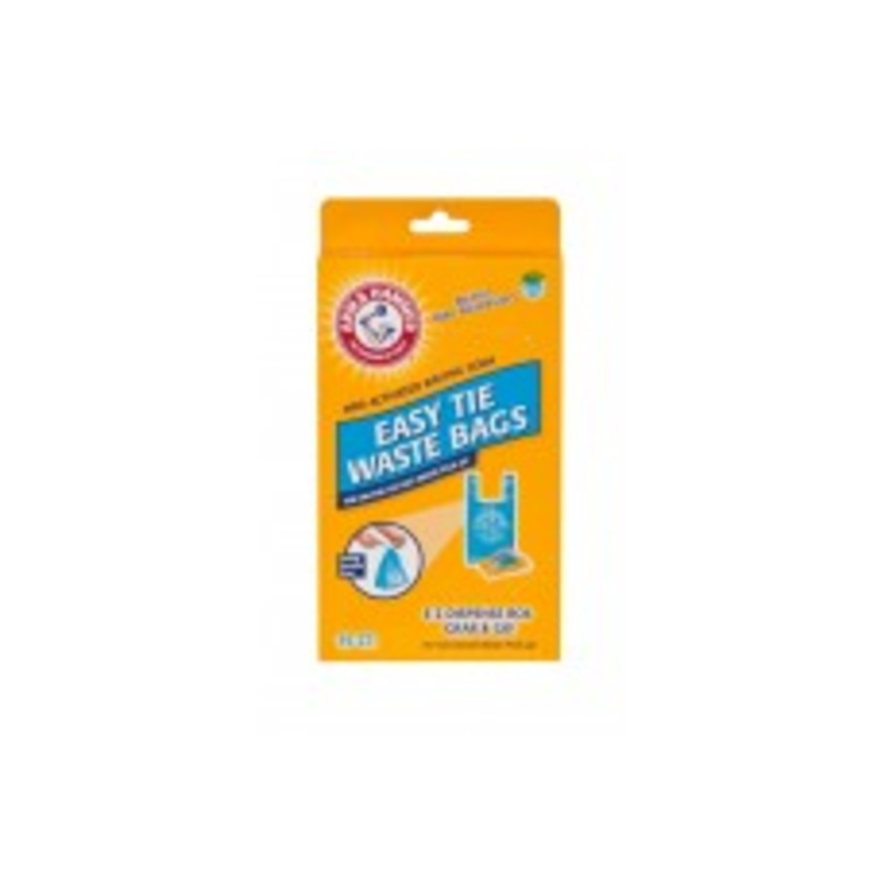 Arm and Hammer Easy-Tie Waste Bags Blue 75 Count