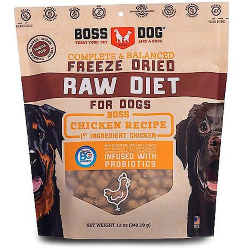 Boss Dog Freeze Dried Diet Complete Chicken 12oz