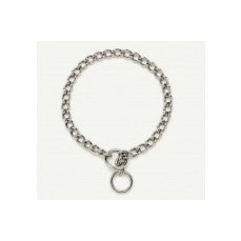 Titan Chain Training Dog Collar X-Heavy Nickel; Chrome 4 mm x 20 in