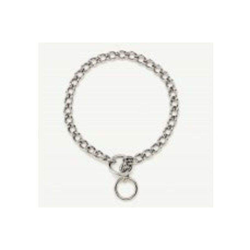 Titan Chain Training Dog Collar X-Heavy Nickel; Chrome 4 mm x 26 in