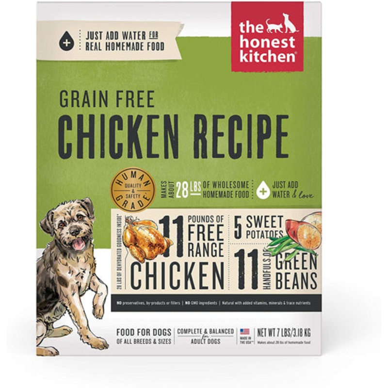 The Honest Kitchen Dog Grain-Free Chicken 7lbs. Box