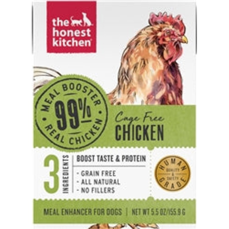 The Honest Kitchen Dog 99% Turkey Meal Booster Wet Dog Food 5.5Oz Carton