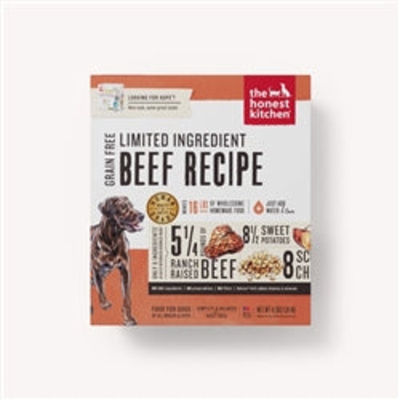 The Honest Kitchen Grain Free Hope Lid Beef Chickpea 4 Lbs.