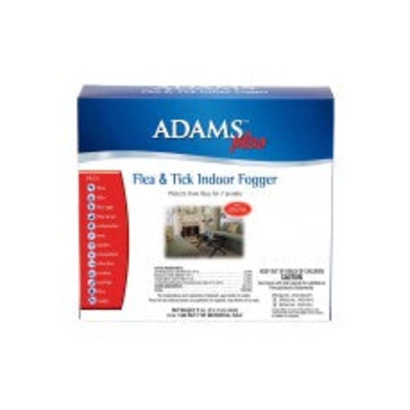 Adams Plus Flea and Tick Indoor Fogger 3 Pack 3 ounce cans