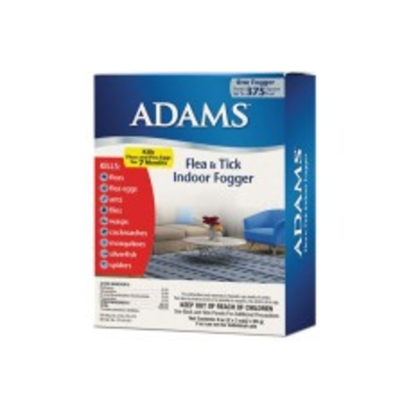 Adams Flea and Tick Indoor Fogger 2 Pack 3 Ounce Cans