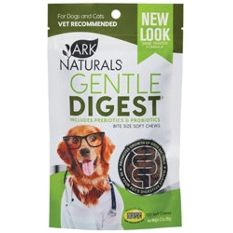 Ark Naturals Gentle Digest Dog & Cat Soft Chews, 120 Count
