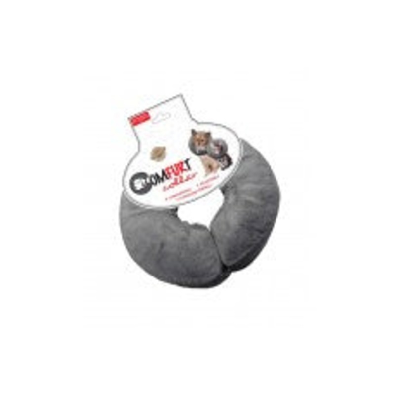 Arlee Pet Products Poly Filled Adjustable E-Collar Charcoal Extra-Small