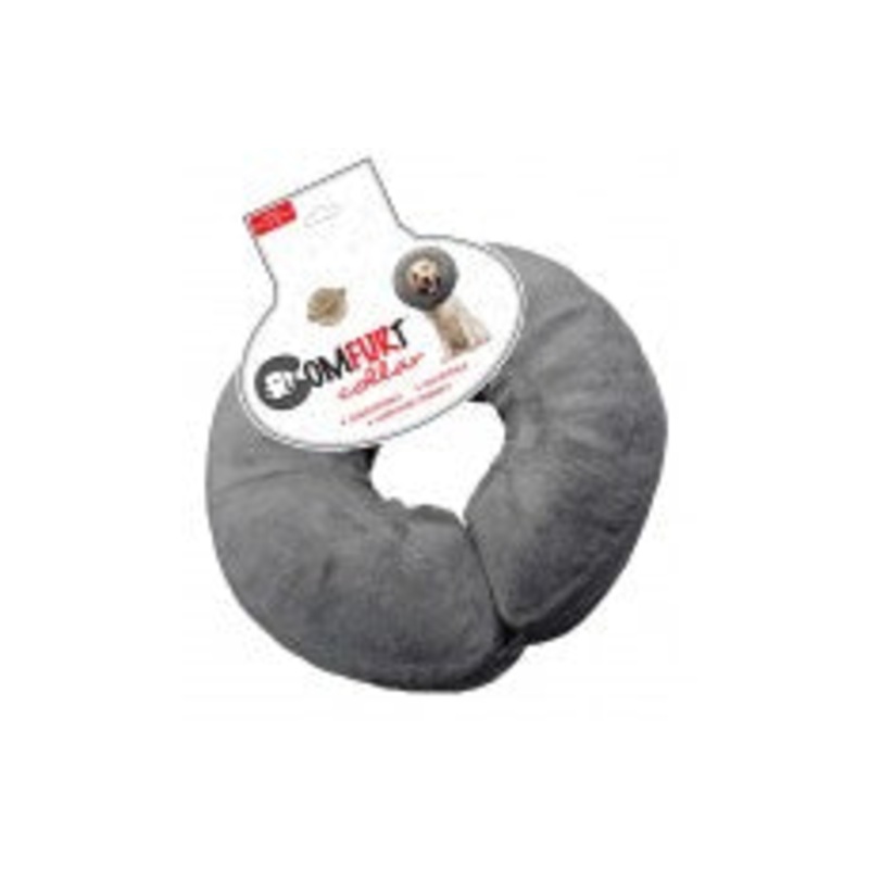 Arlee Pet Products Poly Filled Adjustable E-Collar Charcoal Large