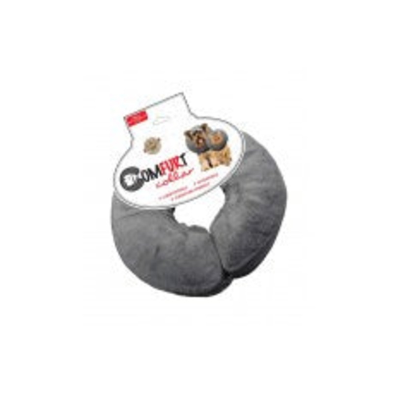Arlee Pet Products Poly Filled Adjustable E-Collar Charcoal Small