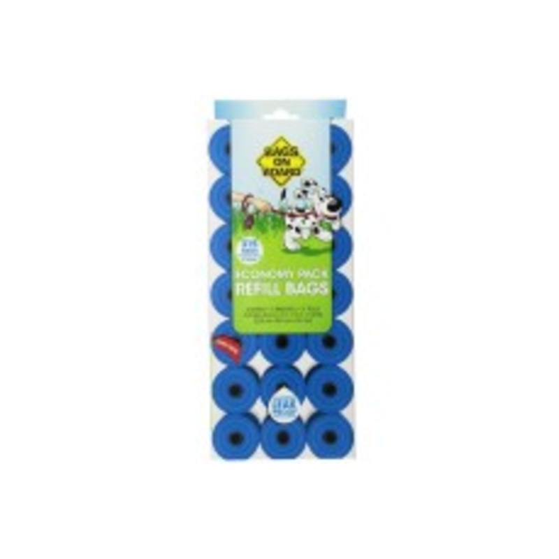 Bags on Board Waste Pick-up Bags Refill Blue 315 Count