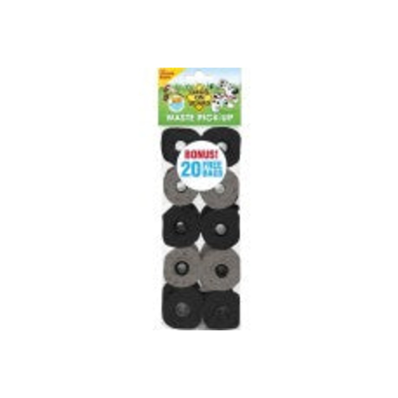 Bags on Board Waste Pick-up Bags Refill Grey; Black 140 Count
