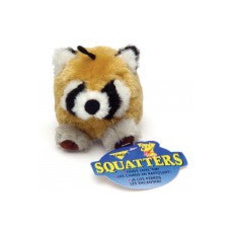 Booda Squatter Dog Toy Raccoon Medium