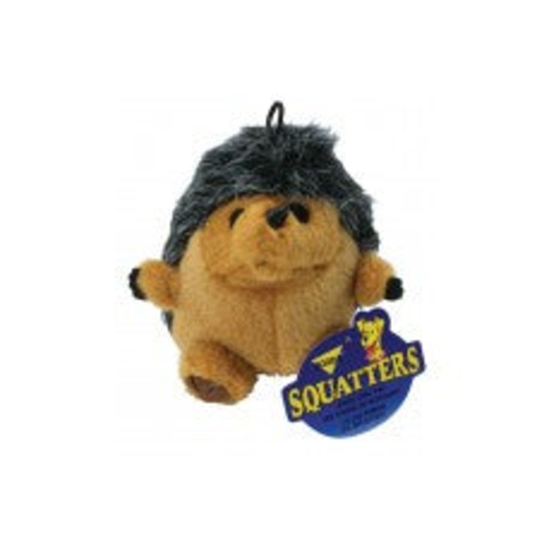 Booda Squatter Plush Dog Toy Hedgehog Multi-Color Large