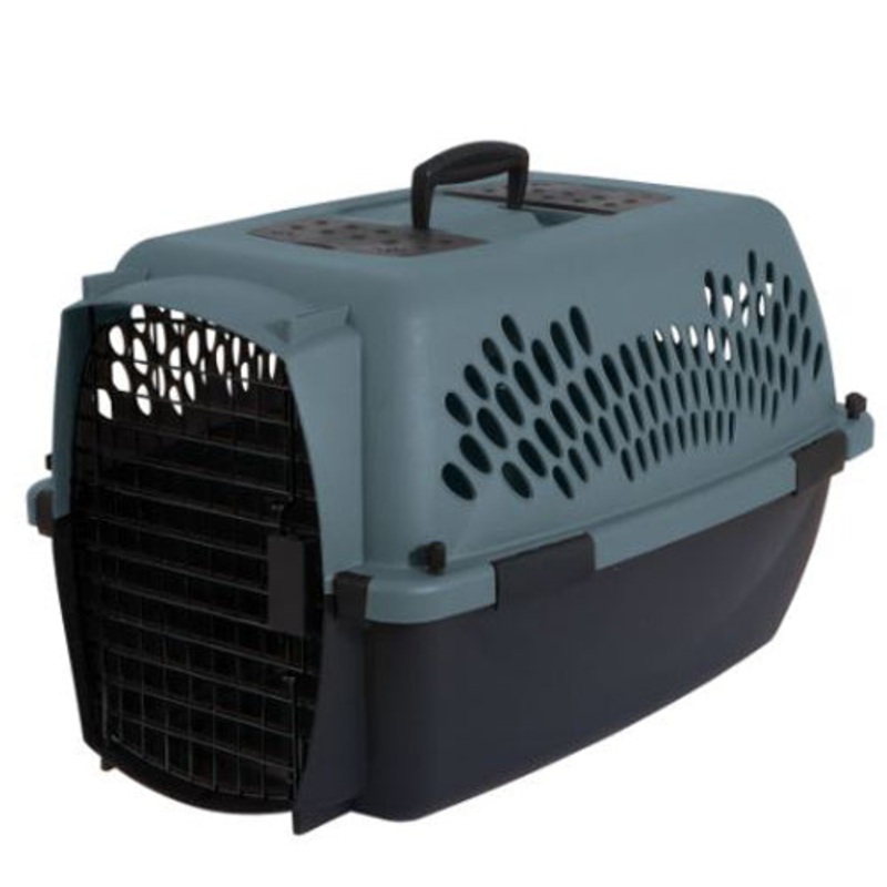 Aspen Fashion Pet Porter Dog Kennel Hard-Sided Falcon; Black 24 in