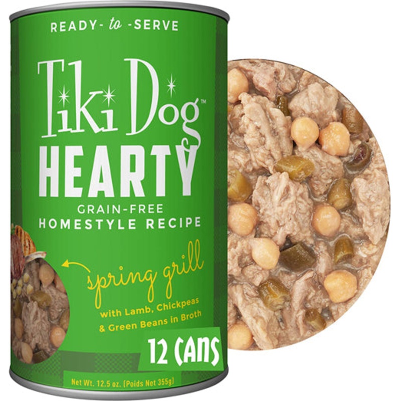 Tiki Pets Dog Hearty Spring Grill 12.5oz. (Case Of 12)