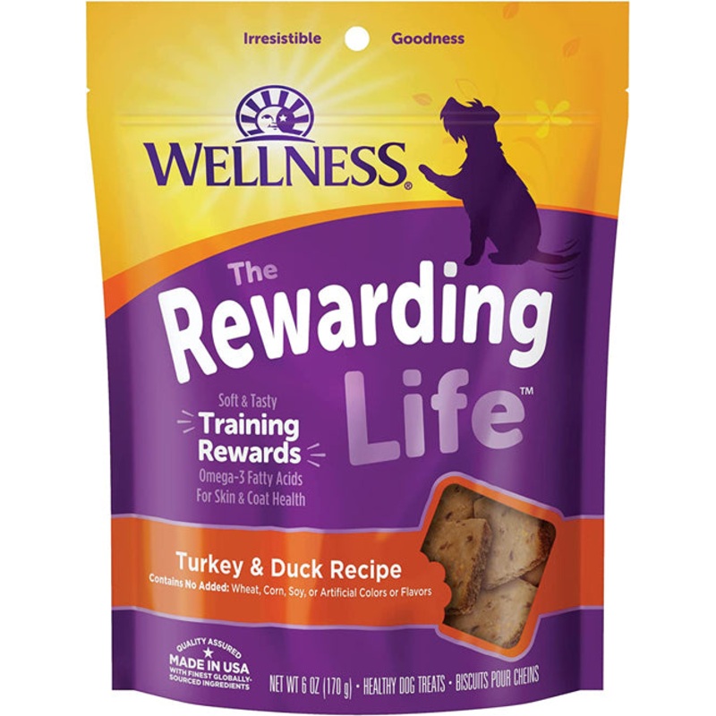 Wellness Rewarding Life Dog 6oz Turkey Duck Soft
