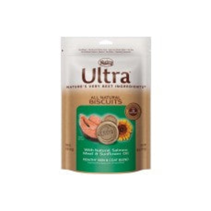Ultra All Natural Biscuits Healthy Skin and Coat Blend With Natural Salmon Meal and Sunflower Oil 16 Oz.