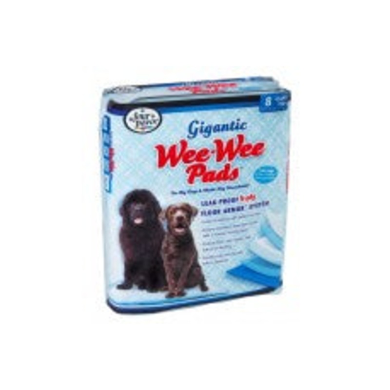 Four Paws Wee-Wee Gigantic Dog Training Pads 8-Count Gigantic 27.5" x 44"