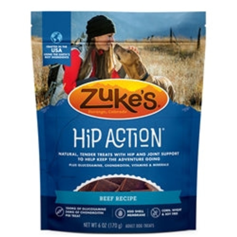 Zukes Dog Hip Action Beef 6Oz