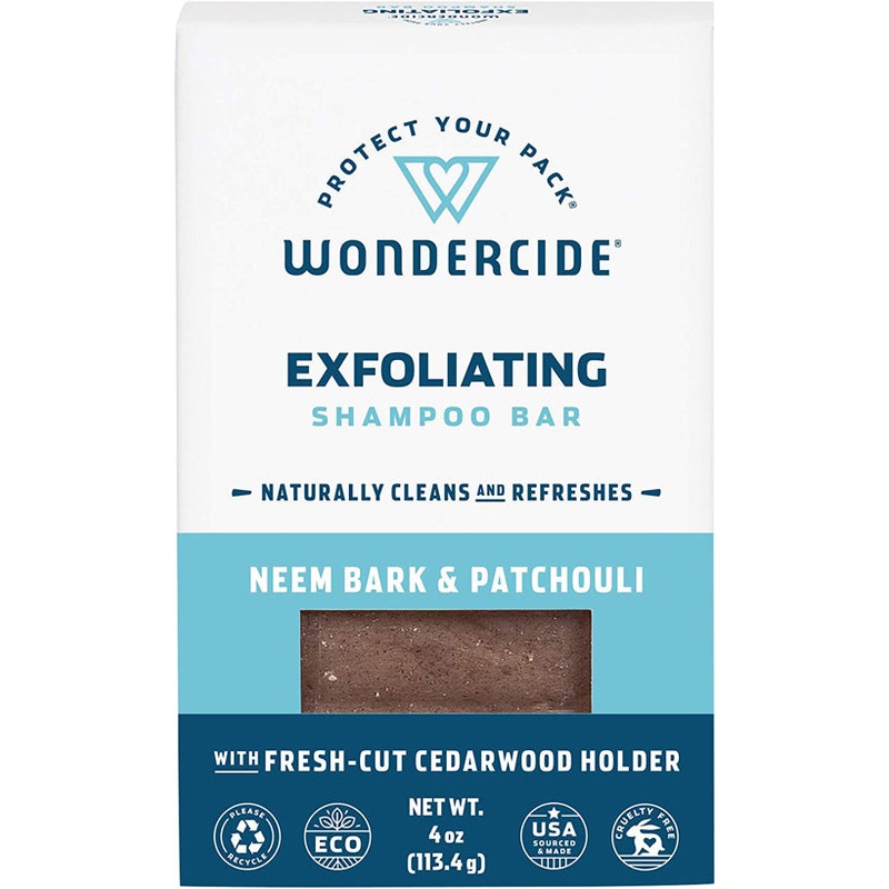 Wondercide Exfoliating Shampoo Bar-4 oz