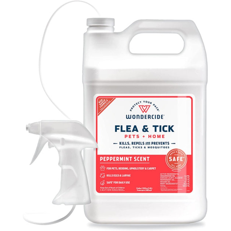 Wondercide Flea Tick and Mosquito Control Spray 128 oz-Peppermint
