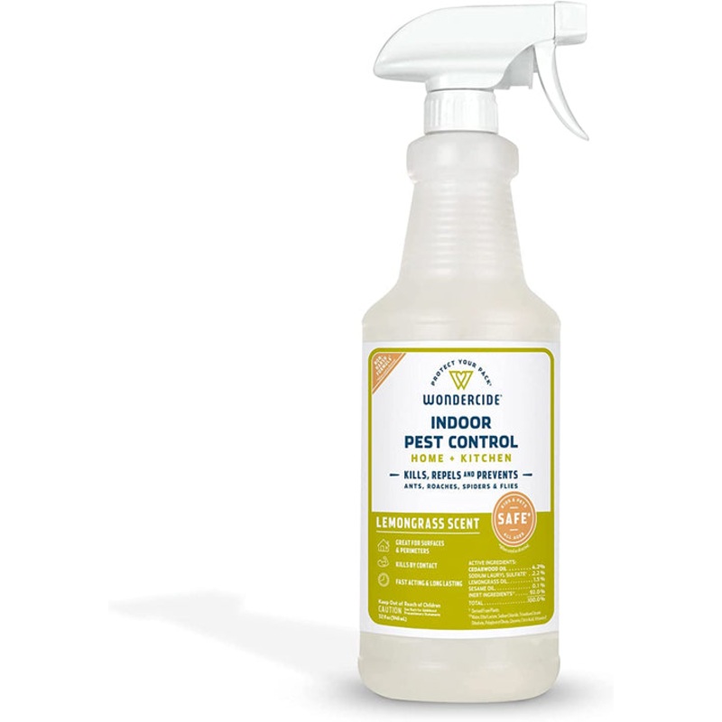 Wondercide Flea Tick and Mosquito Control Spray 32 oz-Lemongrass